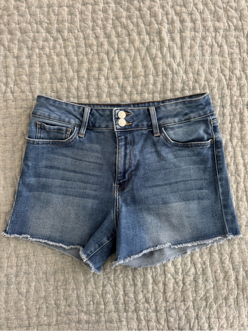 Just Black Medium Blue Denim Waistband Shorts